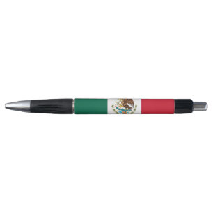 Caneta patriótica com a bandeira de México