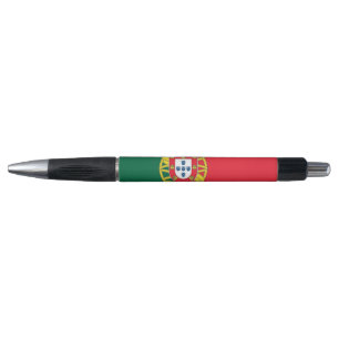 Caneta patriótica com a bandeira de Portugal