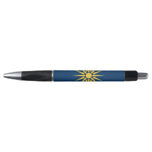 Caneta Patriótica com bandeira da Macedônia, Gréci