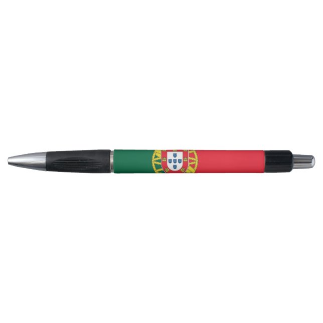 Caneta Patriótica com bandeira de Portugal (Frente)