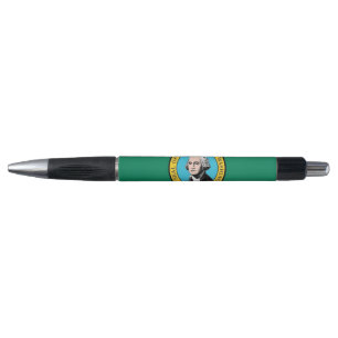 Caneta Patriótica com bandeira do Estado de Washi