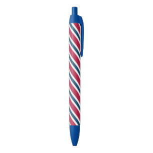 Caneta Patriótica Vermelha Azul Presente