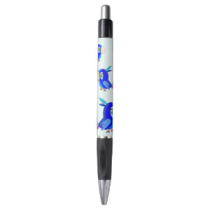 Caneta Pequeno papagaio Azul