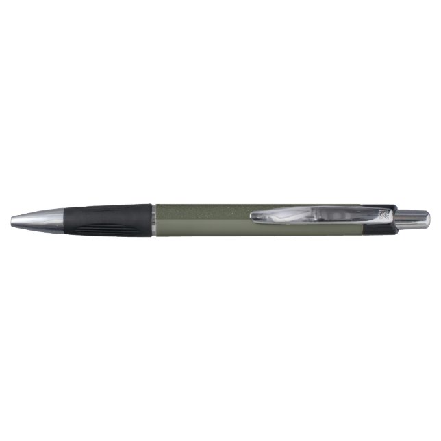 Caneta Personalizada Dual-Tone Verde Musgo (Verso)