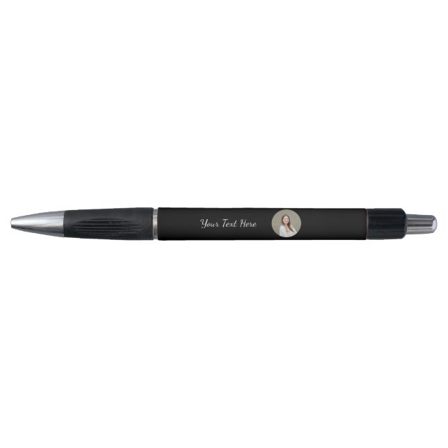 Caneta Personalized Photo Text Elegant Writing Pen (Frente)