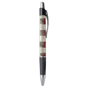 Caneta Pine Green Ivory Red Strips Natal