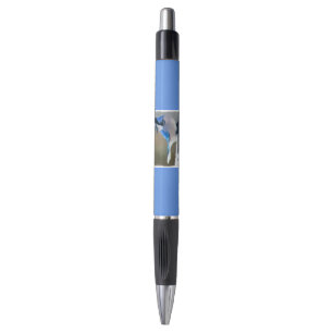 Caneta Pintura Blue Jay - Arte Original para Pássaros