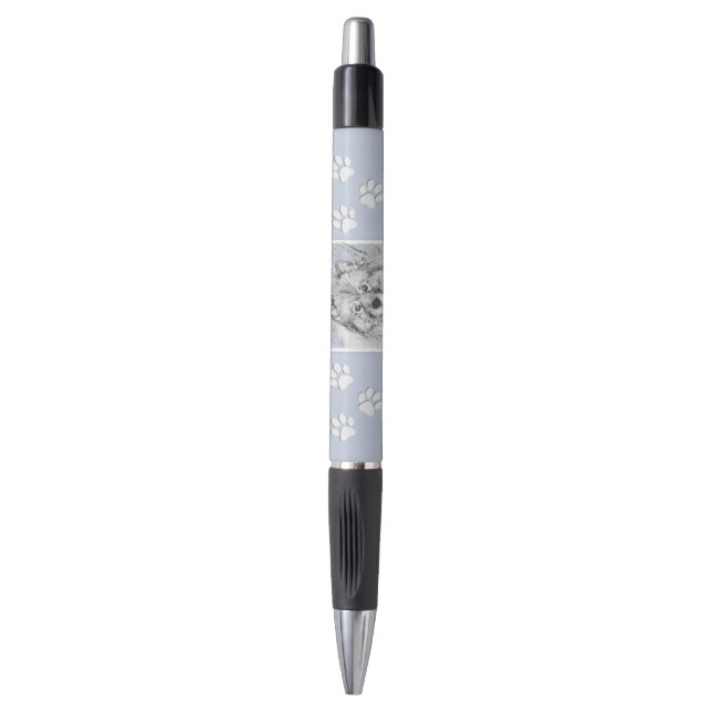 Caneta Pintura de Keeshond Beth - Arte de Cachorro Origin (Frente Vertical)