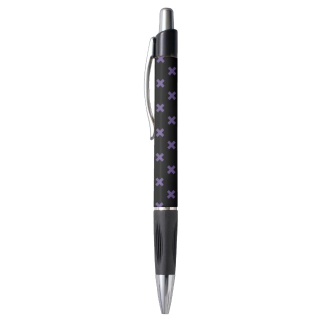 Caneta Pontos de cruz ultravioleta em preto (Topo (Vertical))