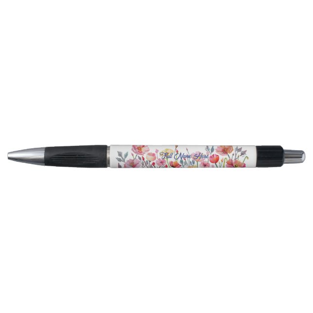Caneta Poppies on Parade Personalized Pen (Frente)