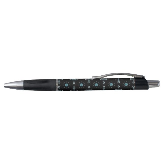 Caneta Prazer preto e azul (Topo)