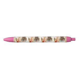 Caneta Preta A Bela na Rosa e a Fera