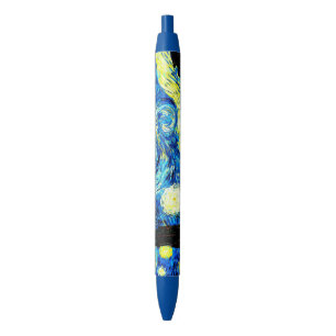 Caneta Preta A famosa pintura de Van Gogh, Starry Night