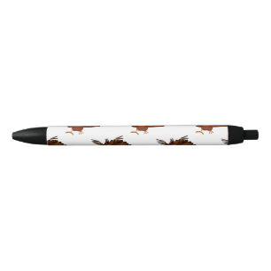 Caneta Preta Ação de Graças do SlipperyJoe's gobble responsavel