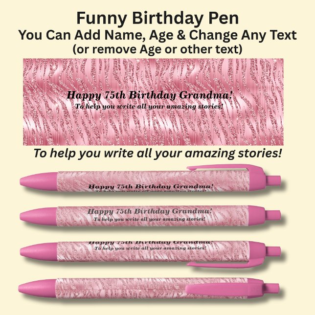 Caneta Preta Adicione Nome, Parabéns para ajudá-lo a escrever h (Criador carregado)