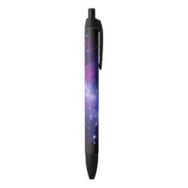 Caneta Preta Aglomerado de Galáxias Roxo