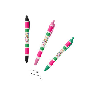 Caneta Preta alfabeto ABC