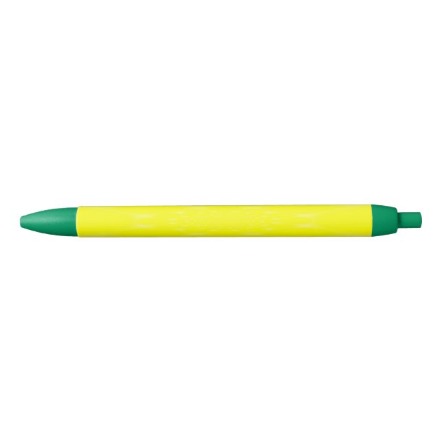 Caneta Preta Amarelo Espelhado (Frente)