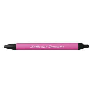 Caneta Preta Amor de Borboleta | Cor Sólida Magenta 2 Pessoal