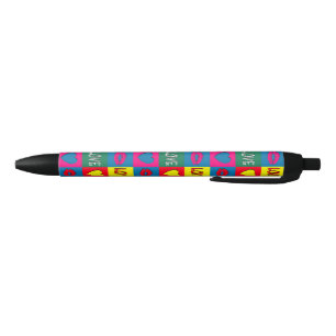 Caneta Preta amor de pop art