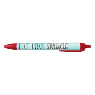 CANETA PRETA "AMOR VIVO SPARKLE"