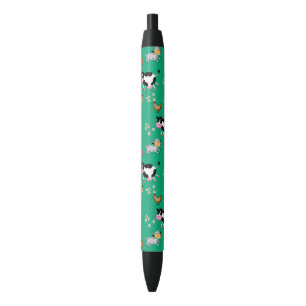 Caneta Preta animais de fazenda engraçados