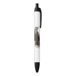 Caneta Preta Aquarela Raven Bird Nature Art