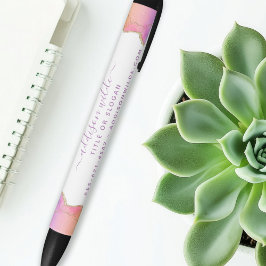 Caneta Preta Arco-Íris E Águas Douradas