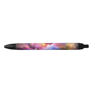Caneta Preta Arte em nuvem de SlipperyJoe abstracto vibrante su