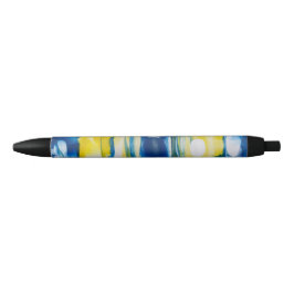 Caneta Preta arte manual/Bule e amarelo 