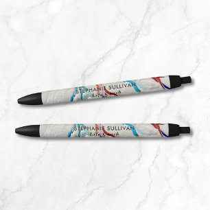 Caneta Preta Árvore de Treinador de Vida