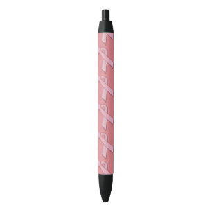 Caneta Preta As fitas cor-de-rosa telharam o teste padrão