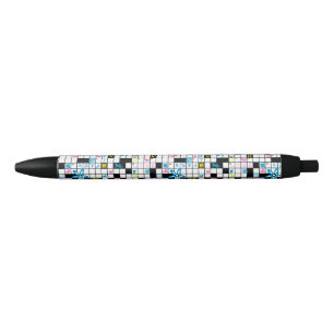 Caneta Preta As palavras cruzadas da menina