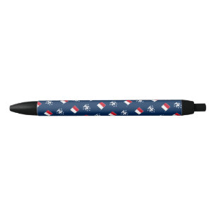 Caneta Preta Ballpoint das Terras Austrais e Antárticas Frances