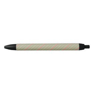 Caneta Preta Bandas decorativas de Natal