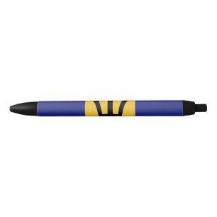 Caneta Preta bandeira Barbados