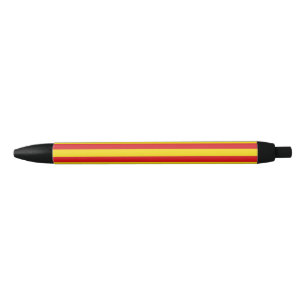 Caneta Preta Bandeira Catalã