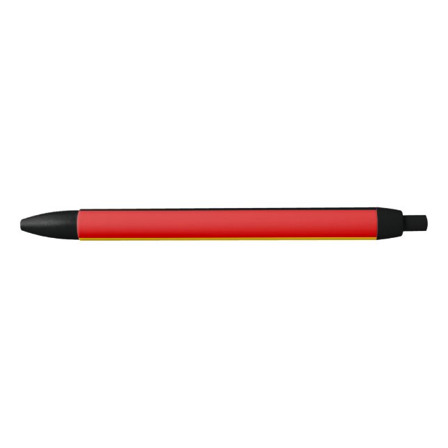Caneta Preta Bandeira da Alemanha (Frente)