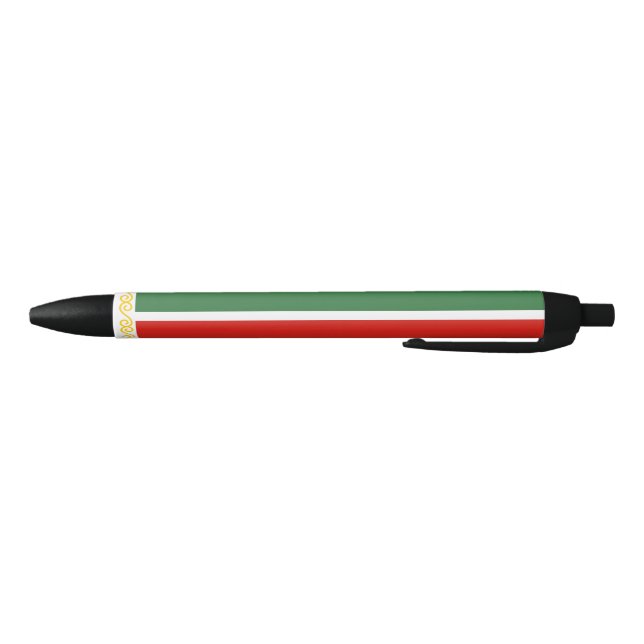 Caneta Preta Bandeira da Chechênia (Parte Inferior)