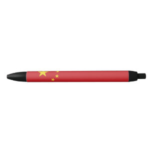 Caneta Preta Bandeira da China