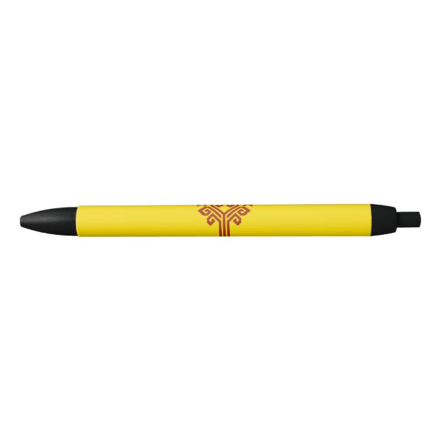 Caneta Preta Bandeira da Chuváchia (Frente)