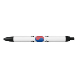 Caneta Preta Bandeira da Coreia do Sul