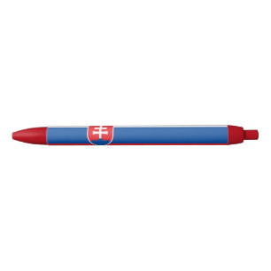 Caneta Preta Bandeira da Eslováquia