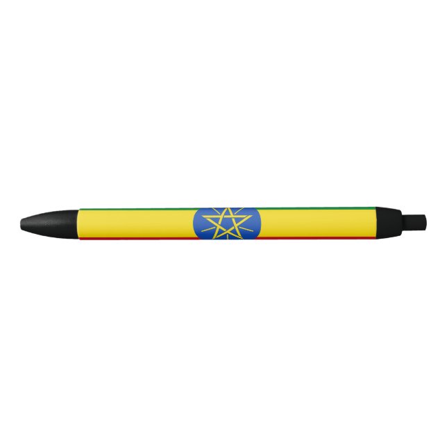 Caneta Preta Bandeira da Etiópia (Frente)