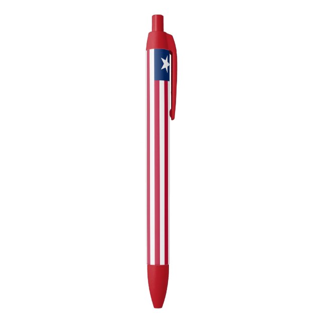 Caneta Preta Bandeira da Libéria (parte de inferior (Vertical))