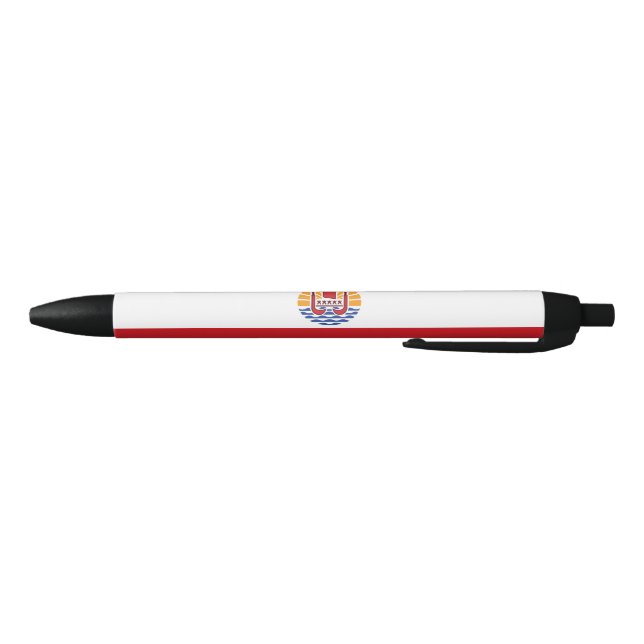 Caneta Preta Bandeira da Polinésia Francesa (Parte Inferior)