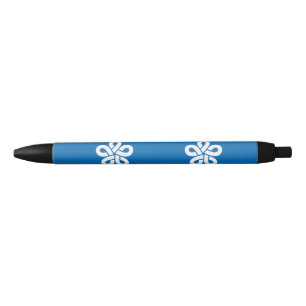 Caneta Preta Bandeira da Prefeitura de Fukuoka, Japão