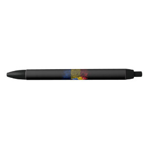 Caneta Preta bandeira da Romênia