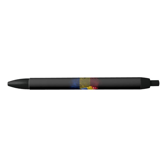 Caneta Preta bandeira da Romênia (Frente)
