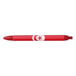 Caneta Preta Bandeira da Tunísia